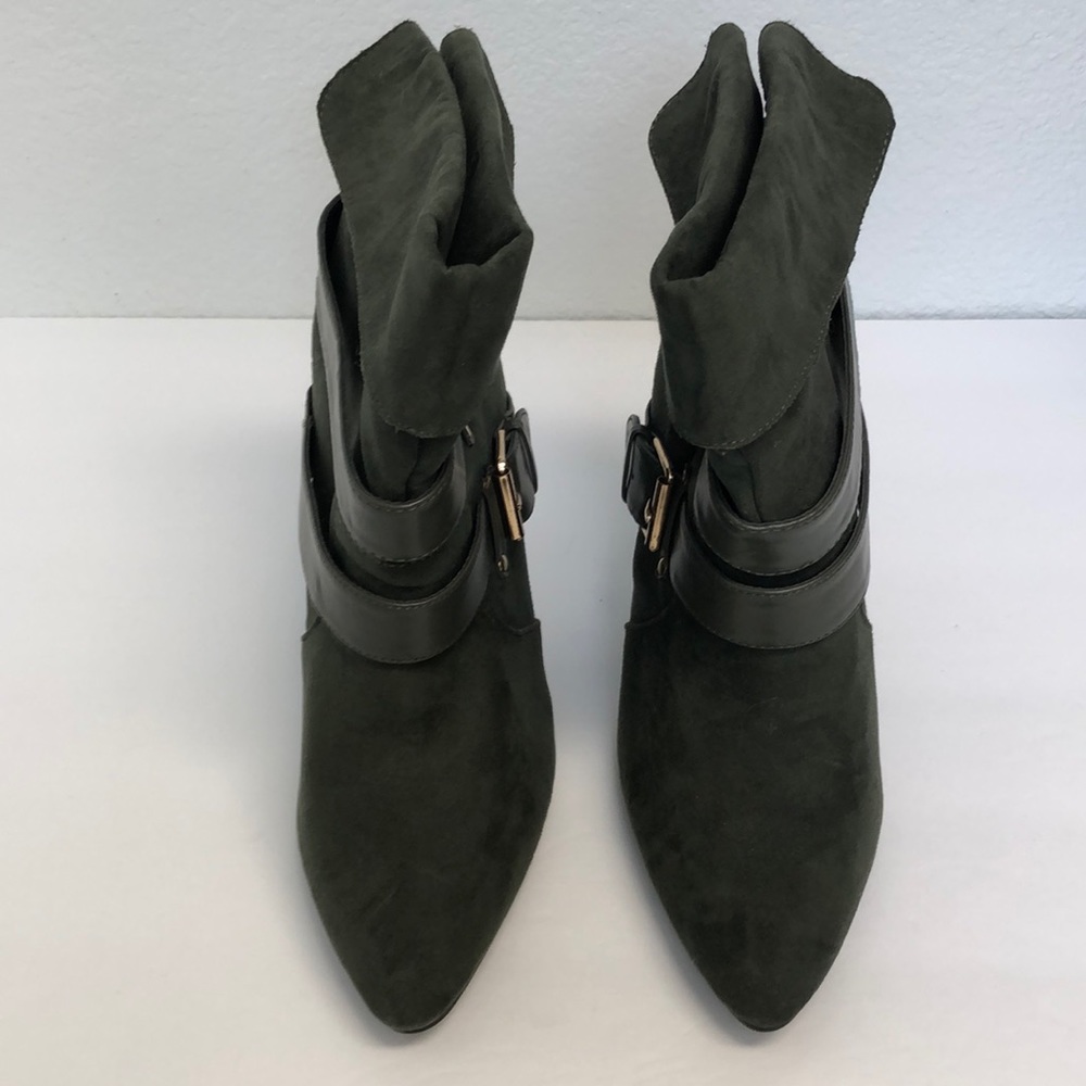 SOLD Rampage faux suede booties ankle boots heels - Picture 2 of 8